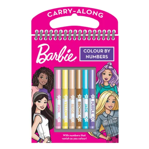 Barbie Kleur-Op-Nummer Activiteitenset – afbeelding 1