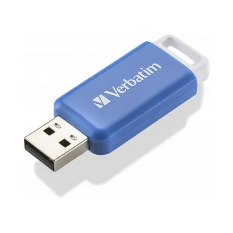 STICK 64GBUSB 2.0 Verbatim DataBar Blue – Bild 1