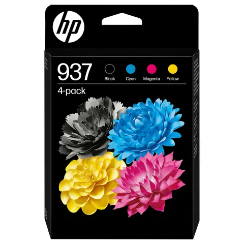 HP Druckerpatrone 937 Original 4er-Pack 6C400NE – Bild 1