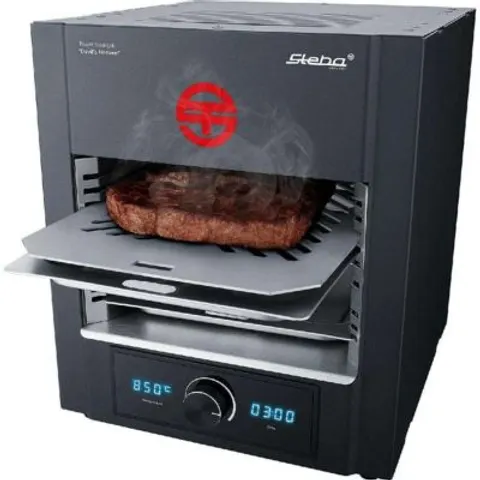 Barbecue charbon horizontal steba acier – image 1
