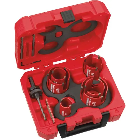 Milwaukee 10 Piece Big Hawg Multi Material Hole Saw Set – image 1