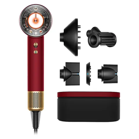Supersonic nural Haartrockner samtrot/gold – Bild 1