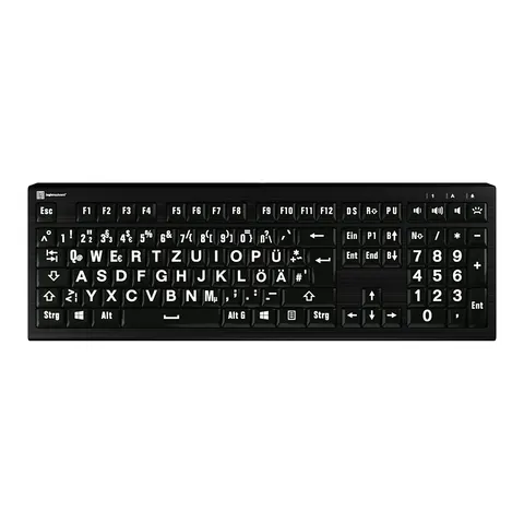 Logickeyboard Astra 2 Large Print PC DE – Bild 1