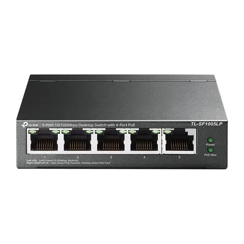 TP-Link TL-SF1005LP network switch – Schwarz – Bild 1