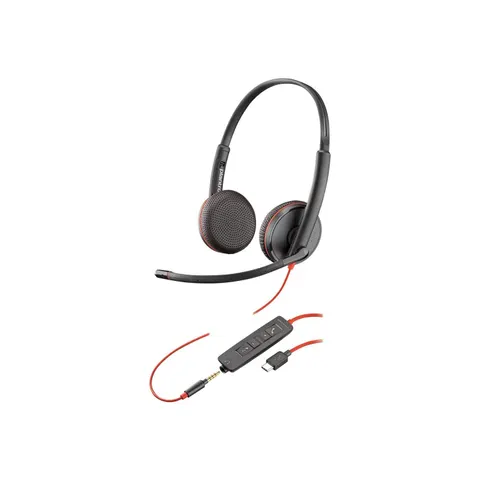 HP Poly Blackwire C3225 Usb-A Headset – image 1