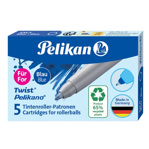 Pelikan Tintenrollerminen, blau – Bild 1