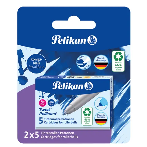 Pelikan Tintenrollerminen blau – Bild 1