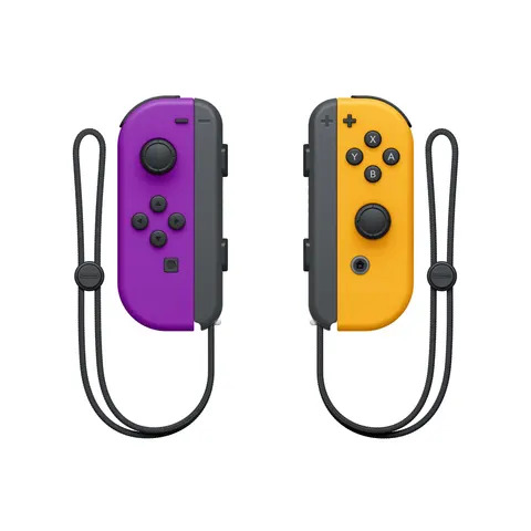 Nintendo Switch Joy-Con 2er Set neonlila-neonorange – Bild 1