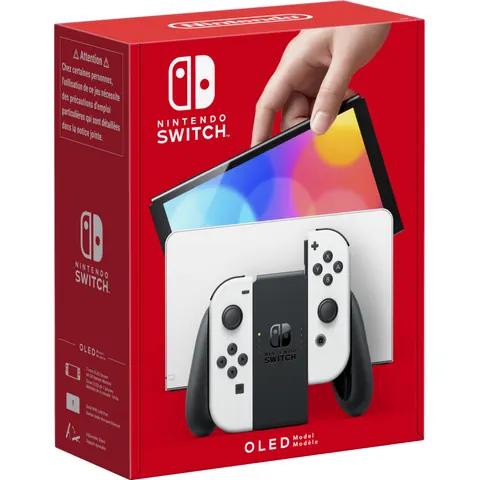 Nintendo Switch OLED weiß-schwarz – Bild 1