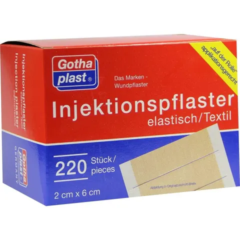 Gothaplast Injektionspfl.2x6 cm 220 St Pflaster – Bild 1