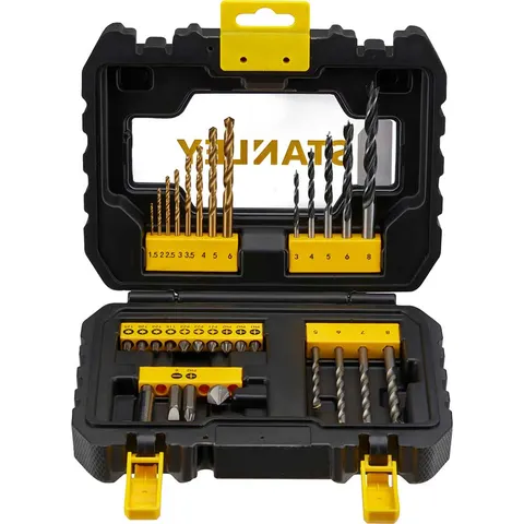 Stanley 31 Piece Drill and Screwdriver Bit Set – image 1