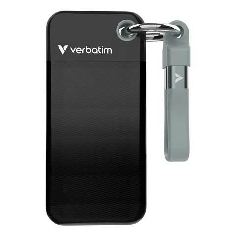 Verbatim Pocket SSD - 1 TB, Schwarz, Grau – Bild 1