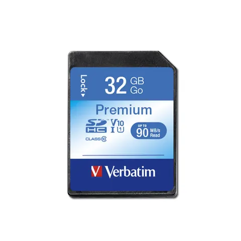 VERBATIM Premium U1 SDHC 32GB Memory Card 43963 – immagine 1
