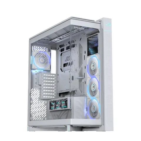 ASUS ROG Cronox GR801 ARGB White Edition | PC-Gehäuse – Weiß – Bild 1