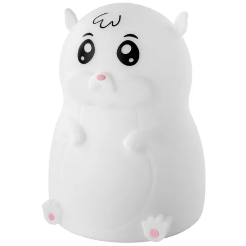 ANSMANN Silikon-Nachtlicht Hamster Lilli, weiß – Bild 1