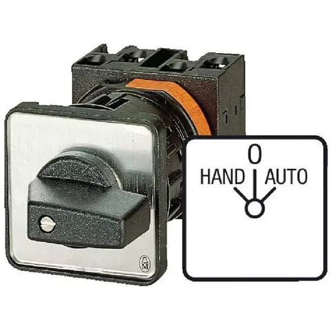 T0 Series Control Switch 20A Hand-0-Auto IP65 Panel Mount - 019872 – image 1
