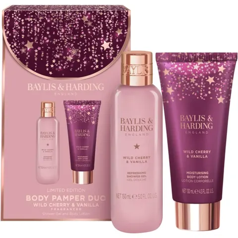Baylis & Harding Wild Cherry & Vanilla Gift Set voor het Lichaam – afbeelding 1