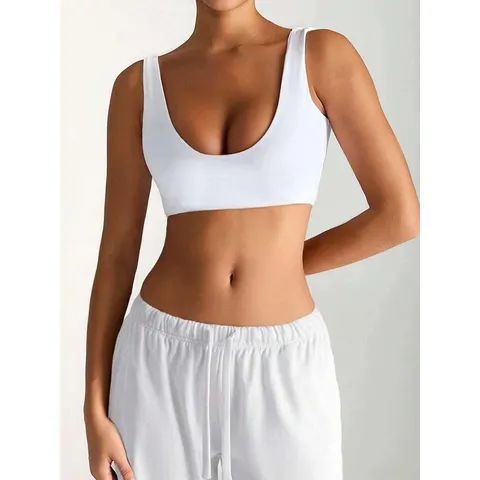 Shein Biały Krótki Damski Top M – zdjęcie 1