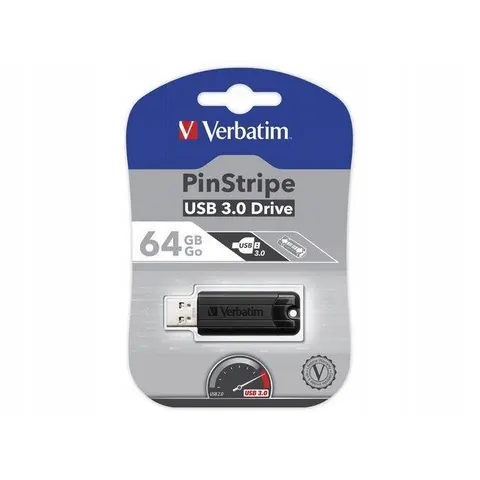 Verbatim PinStripe - USB-stick - 64 GB – afbeelding 1