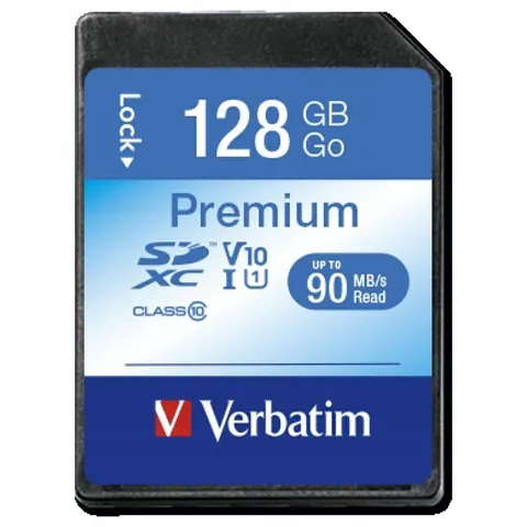 Verbatim SDXC kaart 128GB – afbeelding 1