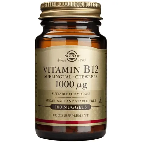 Solgar VITAMIN B12 1000mcg 100 Tabs – imagen 1