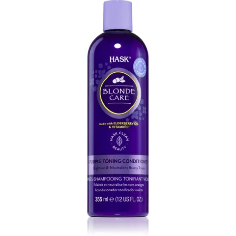 Hask Blonde Care Purple Toning Conditioner 355ml – image 1