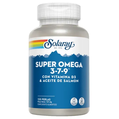 Solaray Super Omega 3-7-9 120 Perlas – imagen 1