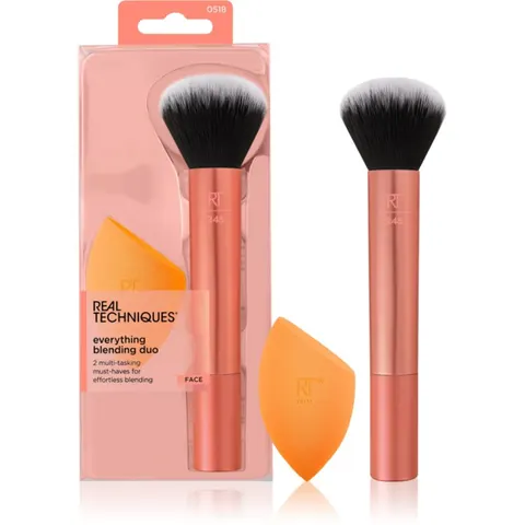 Real Techniques Everything Blending Duo 2-teilig (Pinsel + Schwamm) – Bild 1
