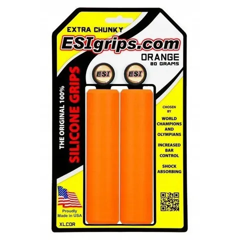 ESI Handvatten Extra Chunky Fietshandvat Oranje – afbeelding 1