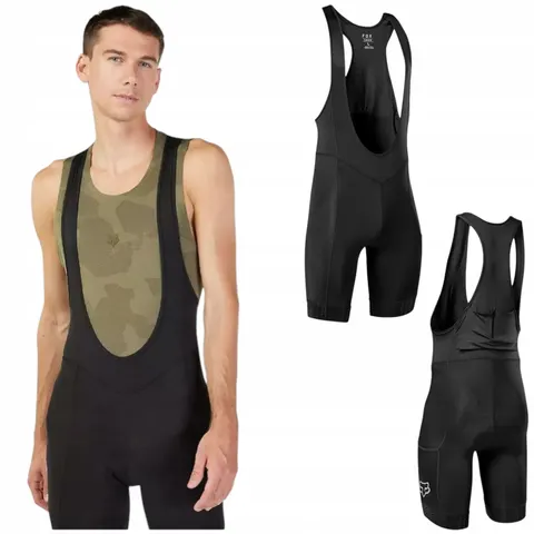 Spodenki Rowerowe Fox Tecbase Bib Liner Black (M) – zdjęcie 1