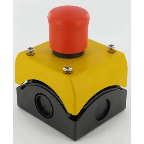 Eaton Surf.mount.E-Stop butt.1NC/1NO M22PVKC11IY – image 1