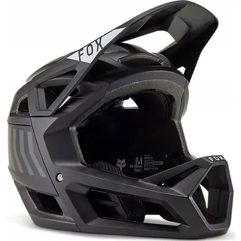 FOX Proframe Nace Fullface-MTB-Helm Schwarz L 59-63 cm Mips – Bild 1