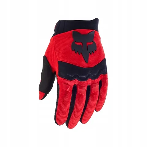 Rękawice Fox Junior Dirtpaw Fluo Red Ym – zdjęcie 1