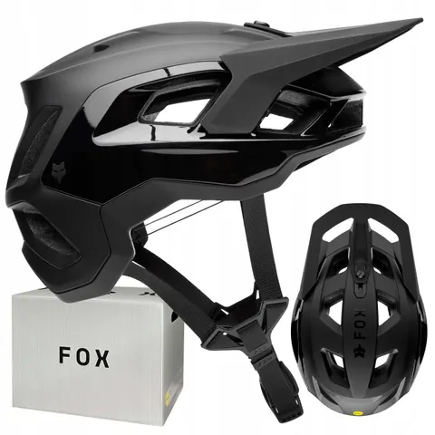 Kask rowerowy Fox Speedframe Pro matte black L – zdjęcie 1