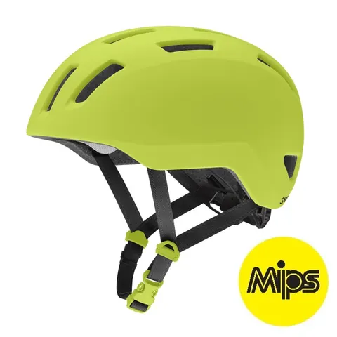 Smith Transit Mips casco da bici, junior, verde – Matte Lectric Lime 51-55cm – immagine 1