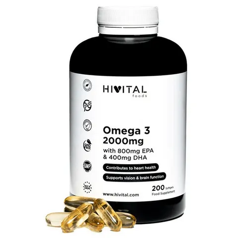 Hivital Omega 3 2000mg 200 cápsulas – imagen 1