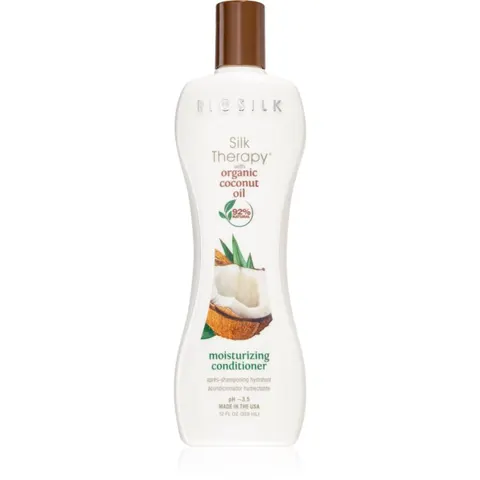 355ml BIOSILK Silk Therapy Coconut Oil Conditioner – immagine 1