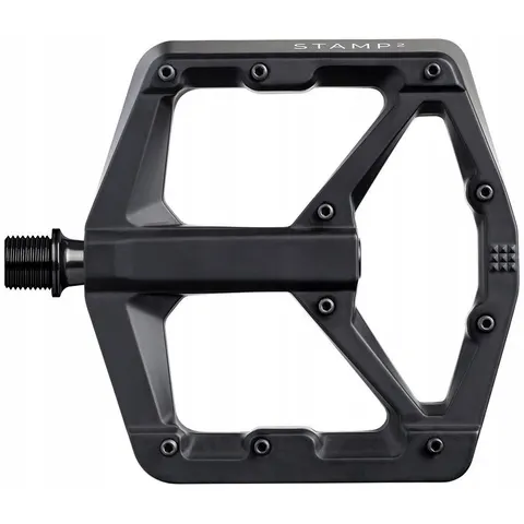 CRANKBROTHERS Flat-Pedal Stamp 2 schwarz L B – Bild 1