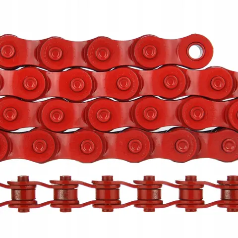 Mission Half-Link BMX Kette (Rot) – Bild 1