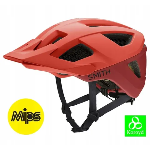 Kask Mtb Smith Session Mips matte poppy terra Red 55-59 M – zdjęcie 1