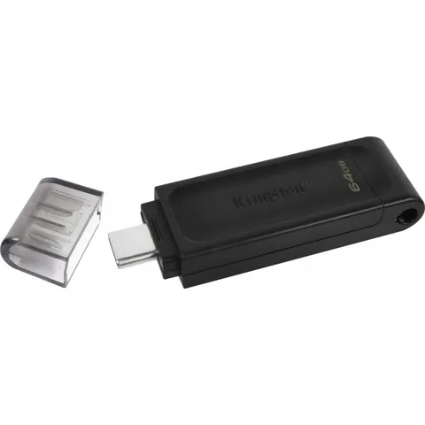 Kingston Flash 64GB Usb-c 3.2 Gen1 DataTraveler 70 – zdjęcie 1