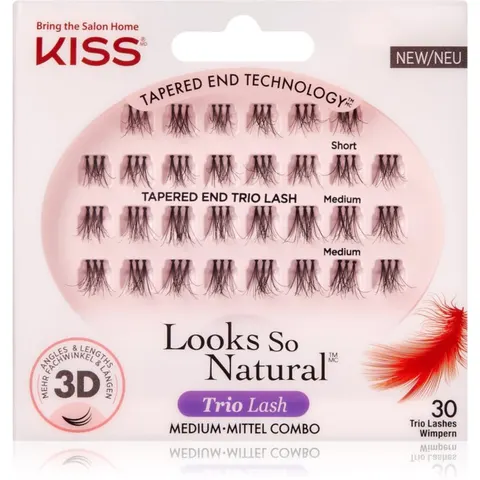 KISS Looks So Natural Trio Lashes (30 pezzi) – immagine 1