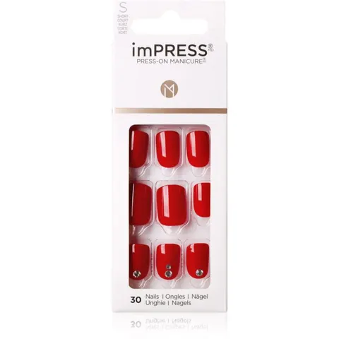 Kiss imPRESS Short false nails Kill Heels 30 pc – image 1