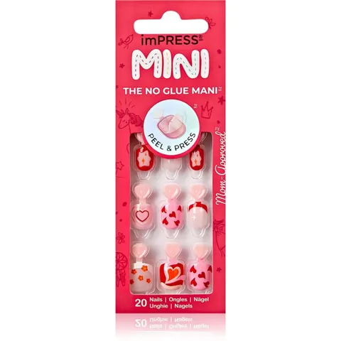 Kiss imPRESS Mini false nails self-adhesive 28 pc – image 1