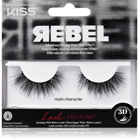 Kiss Rebel false eyelashes Main Character 1 pair – image 1