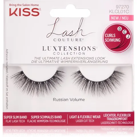Kiss Lash Couture LuXtensions false eyelashes Russian Volume 1 pair – image 1