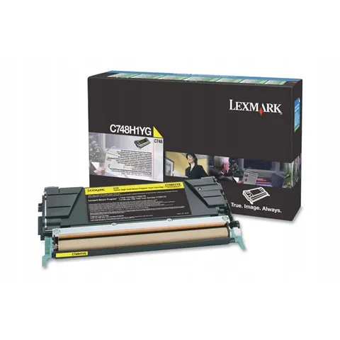 Lexmark C748H1YG toner Amarillo XL – imagen 1