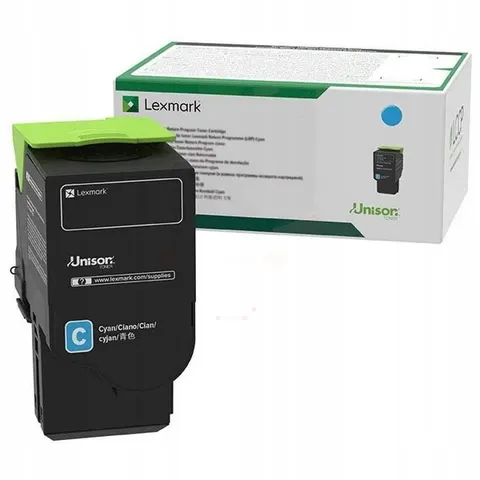 Lexmark Toner 78C0U20 Cyan, 7.000 Seiten – Bild 1