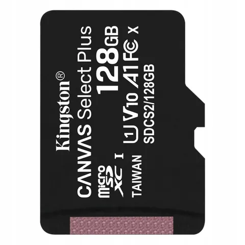 Kingston Karta pamięci microSD 128GB Canvas Select Plus 100MB/s – zdjęcie 1