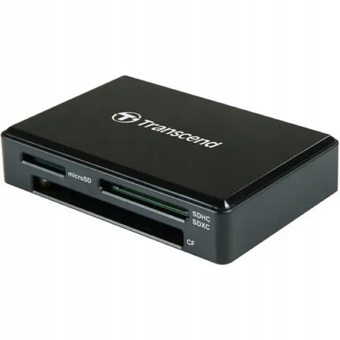 TRANSCEND TS-RDC8K - Card Reader, External, USB 3.1, Type-C, SD, MicroSD, Compact Fla – imagen 1